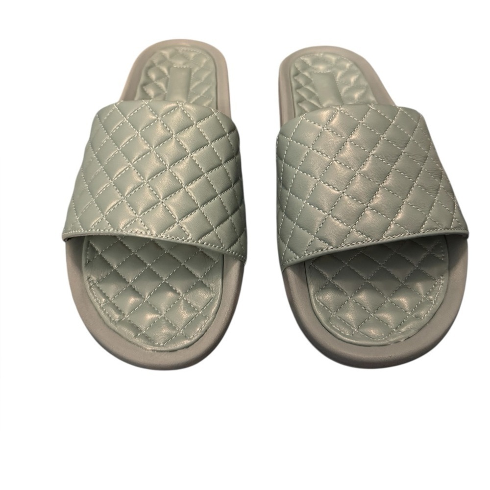 APL Quilted Blue Slide Sandals in Seaside Men’s Size 9 - Picture 2 of 12